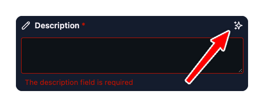 AI Description Suggestion